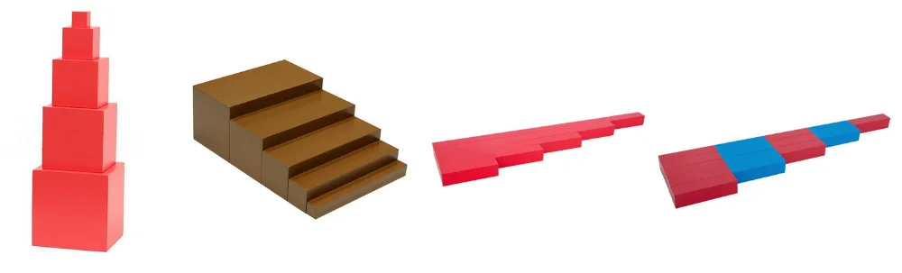 Tiger Montessori Beechwood Pink Tower Educational Toys for Kids