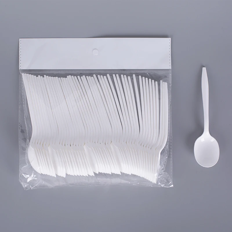 Manufacturers directly supply pp food grade disposable plastic spoons