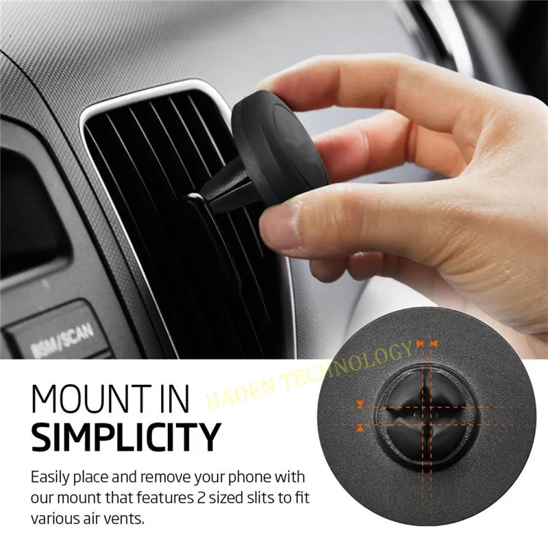 
Hot Selling Car Mount Magnetic Car Air Vent Mount for Universal Cell Phone Holder Wholesale! 