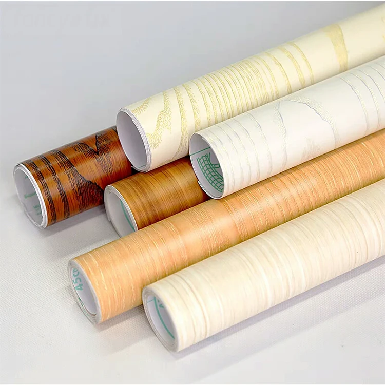 Wholesale Custom Design Good Wood Grain 3D Vinyl PVC Wall Paper Wallpaper