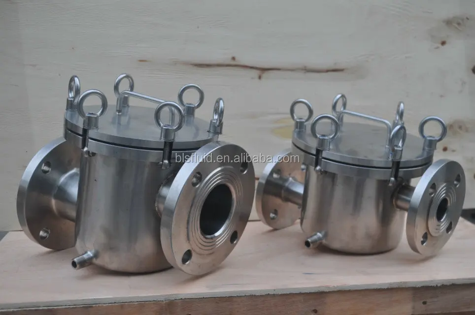 chocolate Magnetic filter, butter stainless steel basket strainer/industrial filter for food, cosmetics(Clamped and flanged)