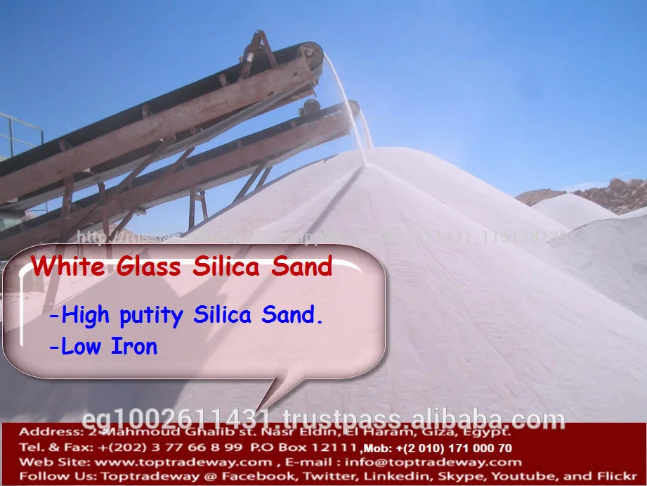кварцевого песка по конкурентоспособным цены на стеклянную мануфактур