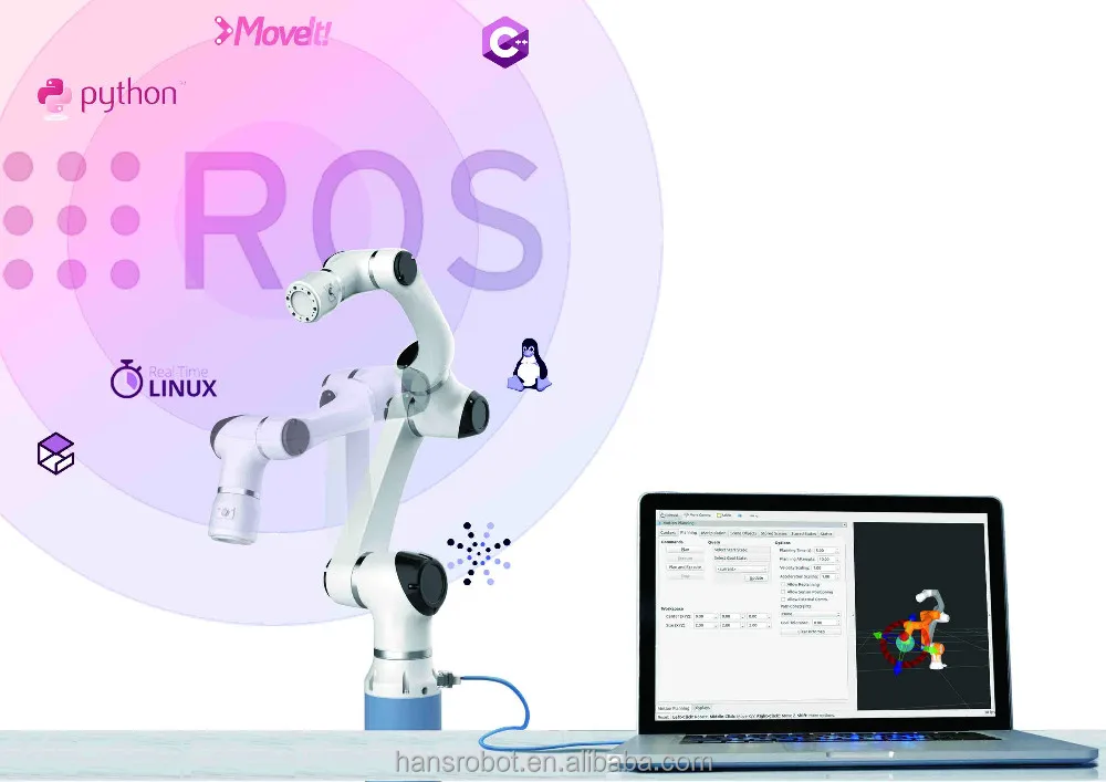 
Medical robot Automatic arm 6 axis Elfin 10 collaborative robot 6 dof small robot arm kit 