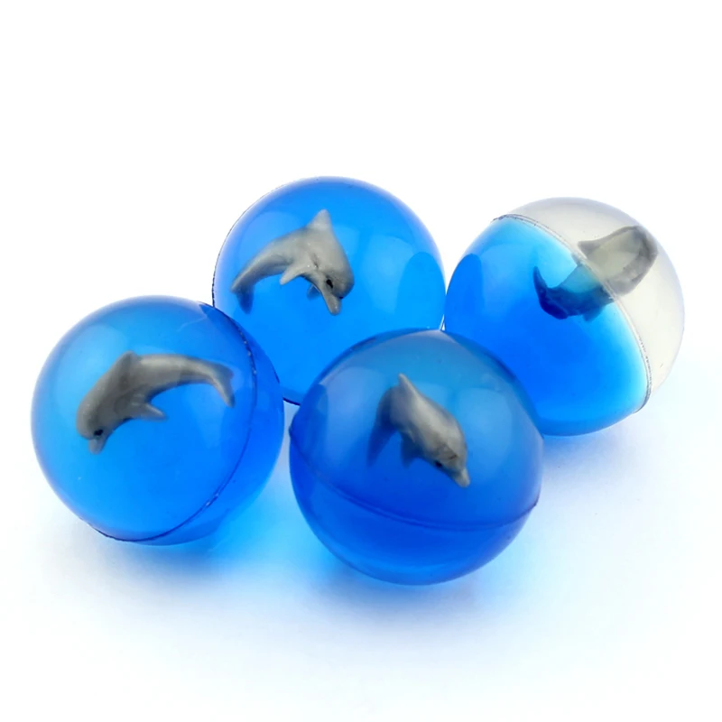 
transparent balls with sea animals inside fish turtle dolphin big rubber bouncing balls 