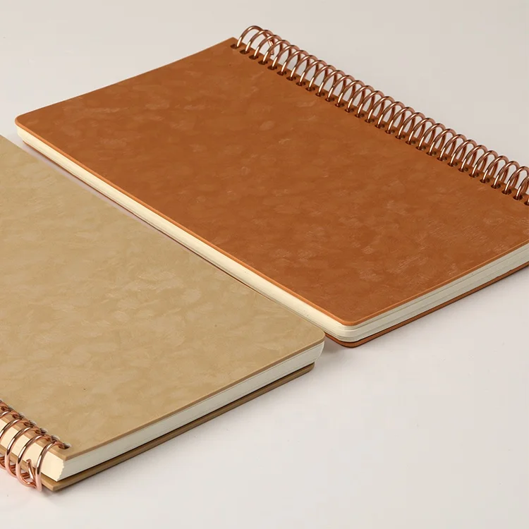 
hardcover custom spiral journal notebook coil binding journal 