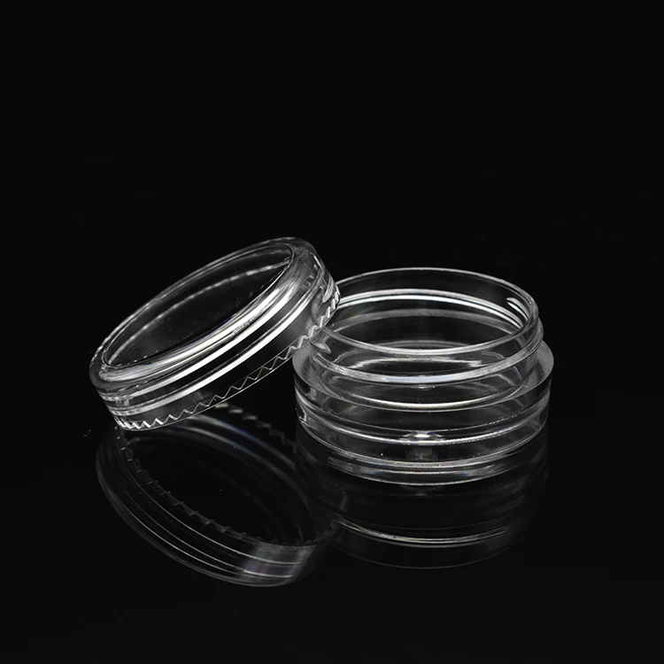 Wholesale 2.5g 2.5ml 3g 3ml 5g 5ml 5cc 10g 10ml 15g 15ml 20g 20ml 25g 25ml 30g 30ml 10 ml Plastic Round Sample Jar with Lids