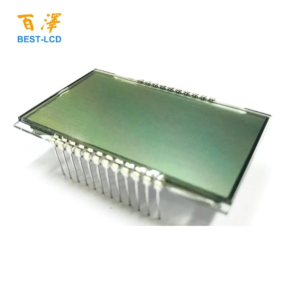 Newly Customized 22 pins Monochrome Segment HTN LCD Display For Industrial Meter / Multimeter/Hybrid Meter etc.