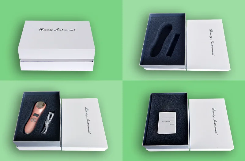 Home Use Trade Assurance Supplier Electric Face Lifting Beauty Equipment USB Cable Hot and Cold Facial Beauty 42°C 6°C