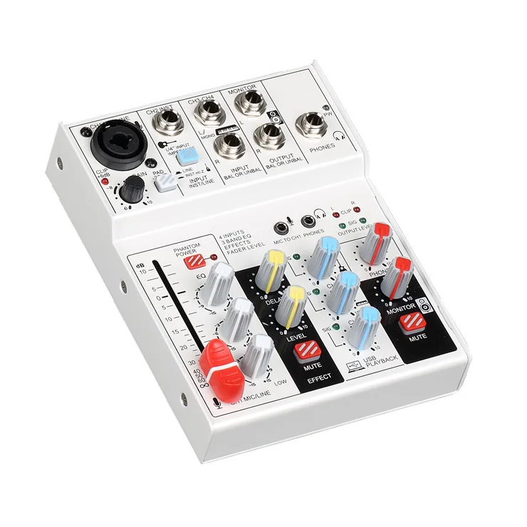 Factory direct supply Mini Best Selling  usb audio video mixer