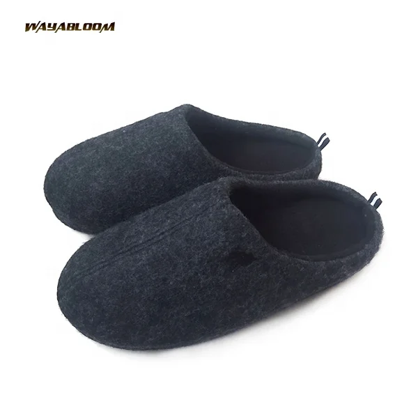 Fashion warm wool shoes handmade felt indoor winter slipper shoes