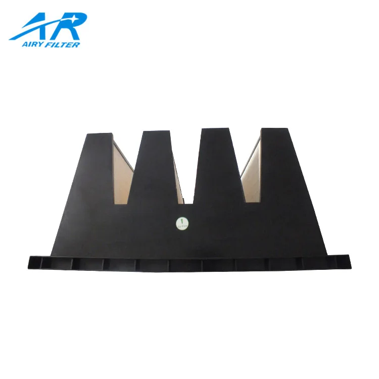 Wholesale price 03 micron v bank  box hepa filter