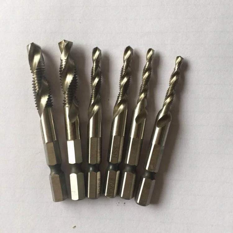 Combined tap and drill set