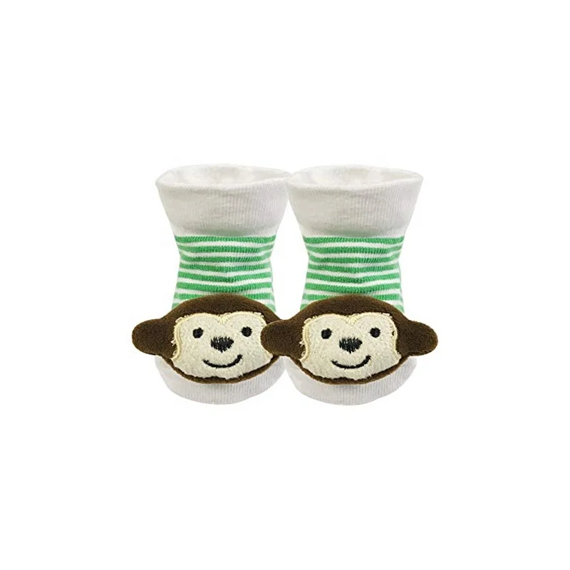 Wholesale free sample organic rubber sole new born cute sock baby shoes grips socks
