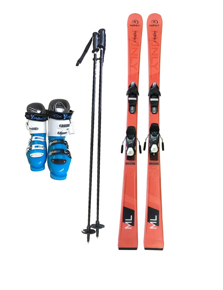 snow board skis popular Henan Manlin twin tip all mountain ski snowboard set ski new design poplar core