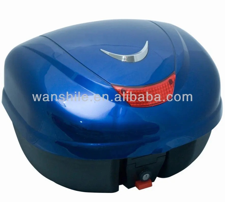 Factory direct sale high quality plastic motorcycle tail box, motorcycle plastic storage box