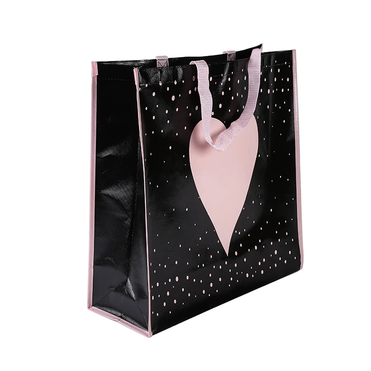 Hot salecustom cheap durable eco laminated nonwoven tote bolsas