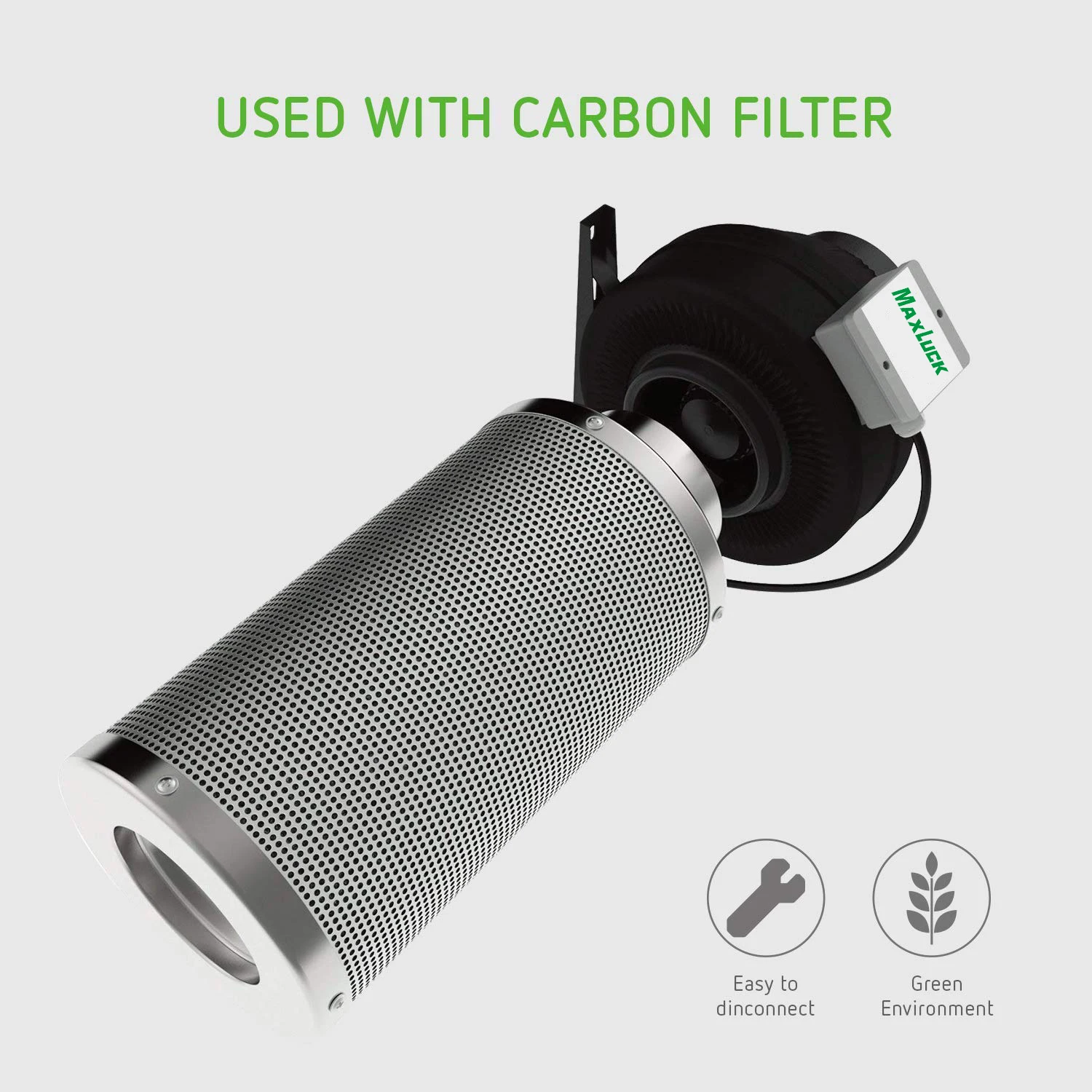 MAXLUCK 5X12 Activated Carbon Filter/Hydroponic Grow System Carbon Air Filter with High Quality