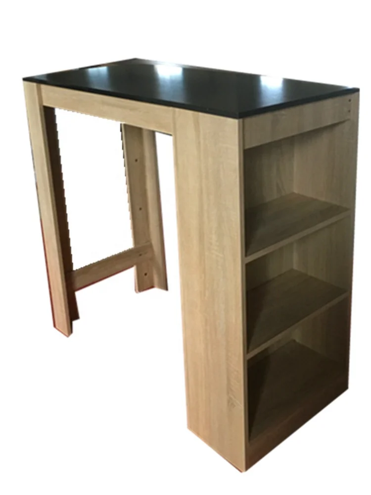 Pure White Color High Bar Table In Living Room