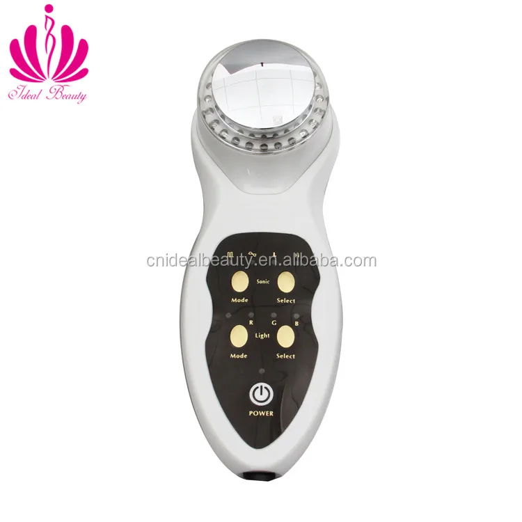 Ультразвуковой фотонный светодиодный Массажер для ухода за кожей лица против морщин (H024)