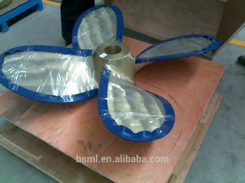 
4 blade small ship outboard water propeller bronze boat propeller 