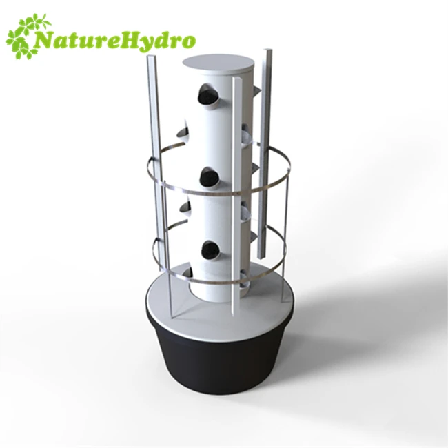 Commercial greenhouse aeroponic tower garden vertical farming