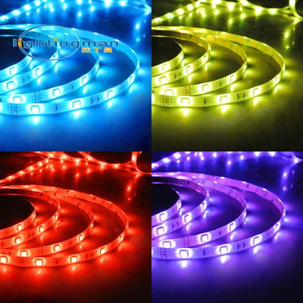  Цифровая светодиодная лента 5050 smd RGB 12 В/24 В 60 светодиодов/м Волшебная мечта цветная с дистанционным управлением