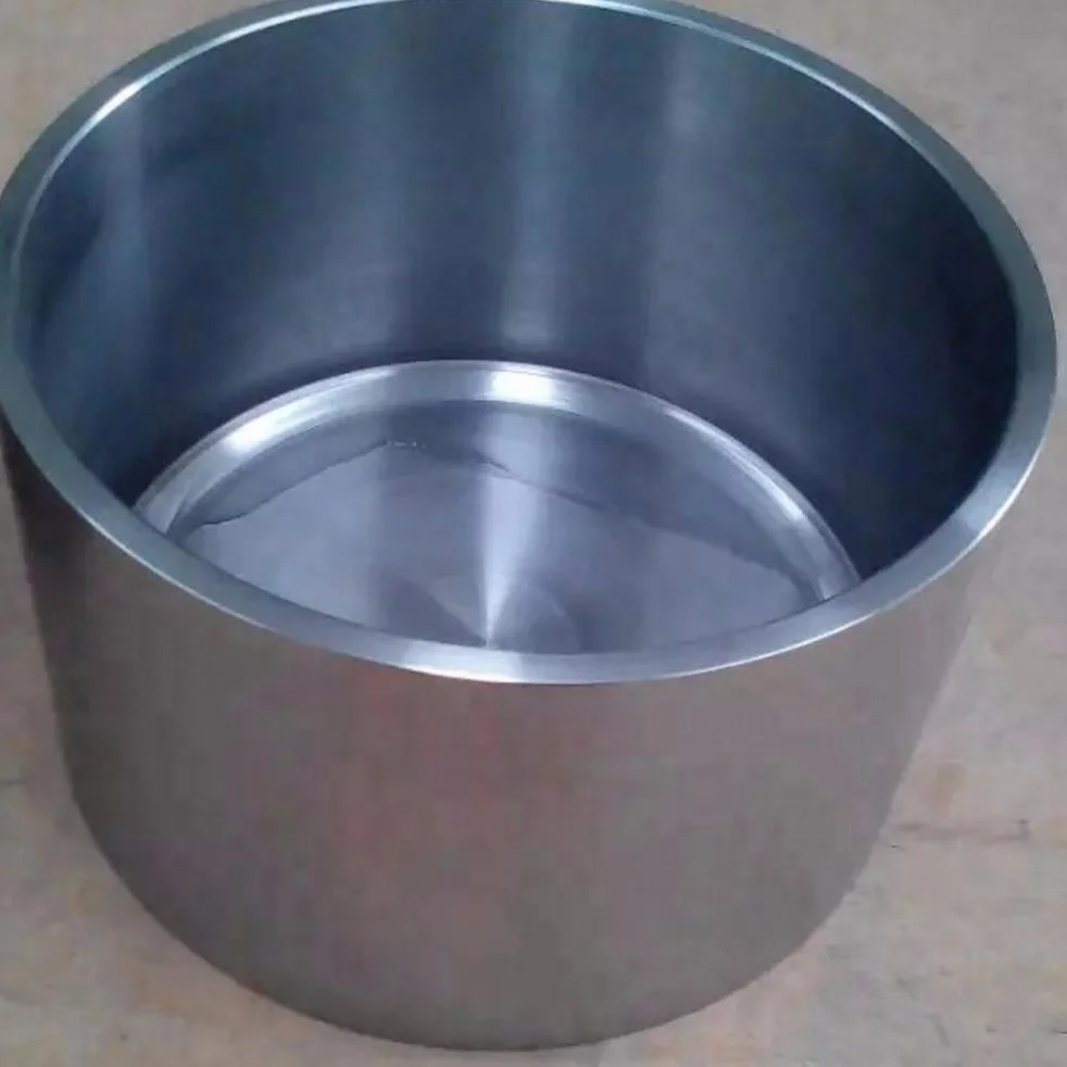 Mo 1 metal melting furnace heating molybdenum w/wolfram cup pan pure molybdenum crucible