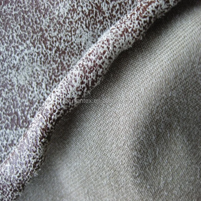 100% polyester elephant skin sofa faric gold stamping polyester micro suede fabric
