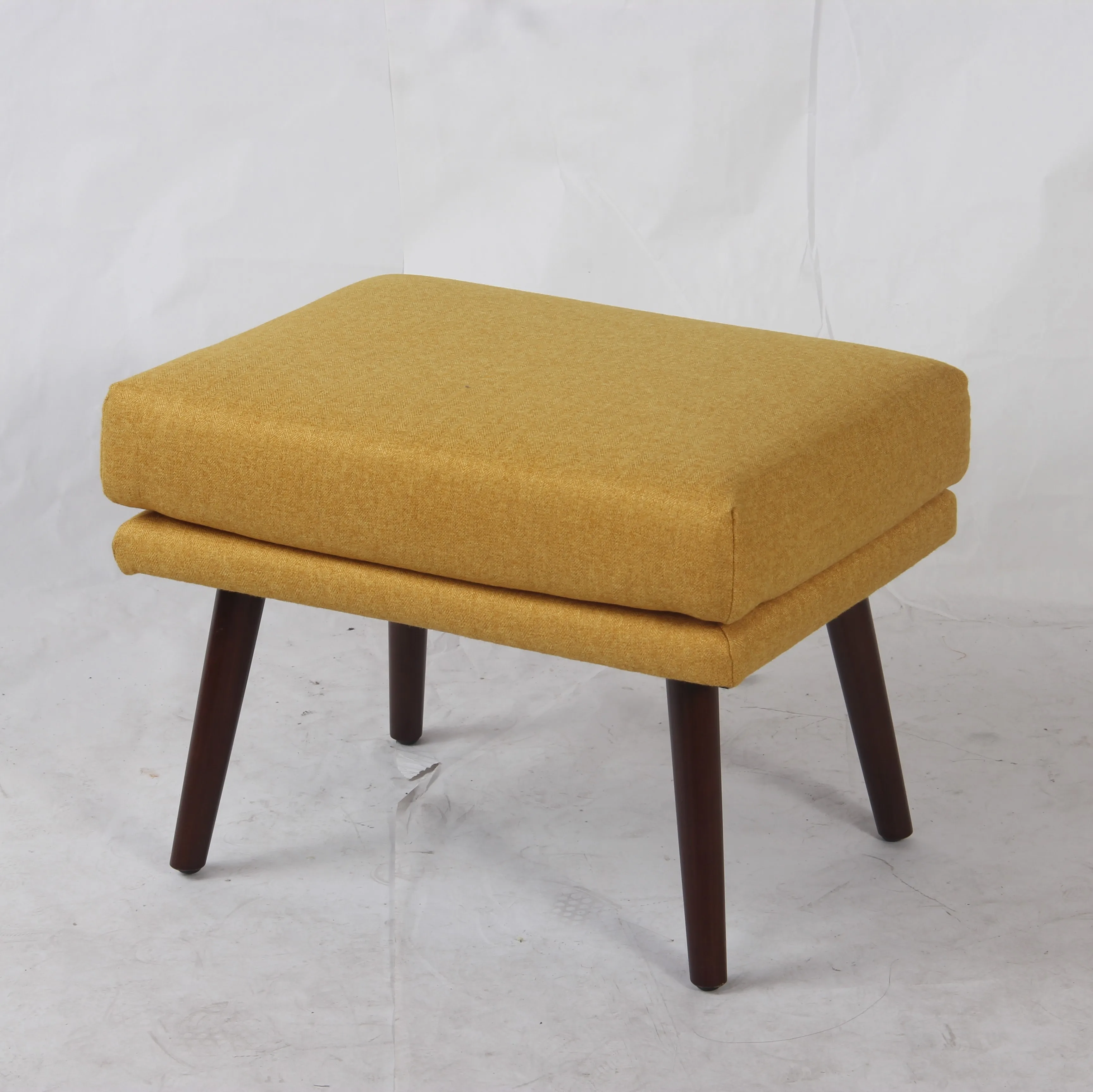  Тканевый стул Wingback домашняя мебель одинарный диван для гостиной с подставкой ног оптовая