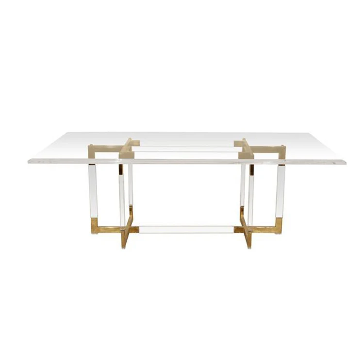 Tempered Glass Dining Table/ villa study desk/villa dining table