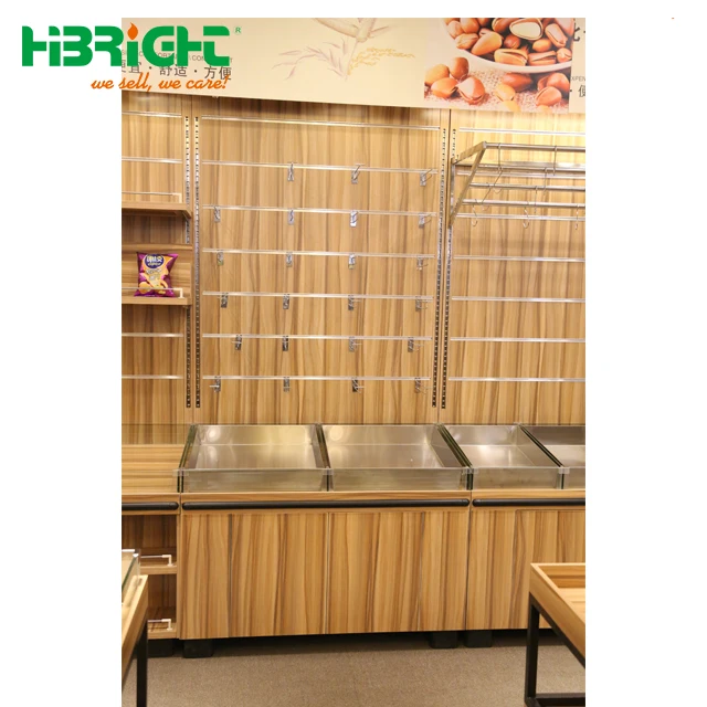Good Price Two Layers Supermarket Vegetable and Fruit Shelf