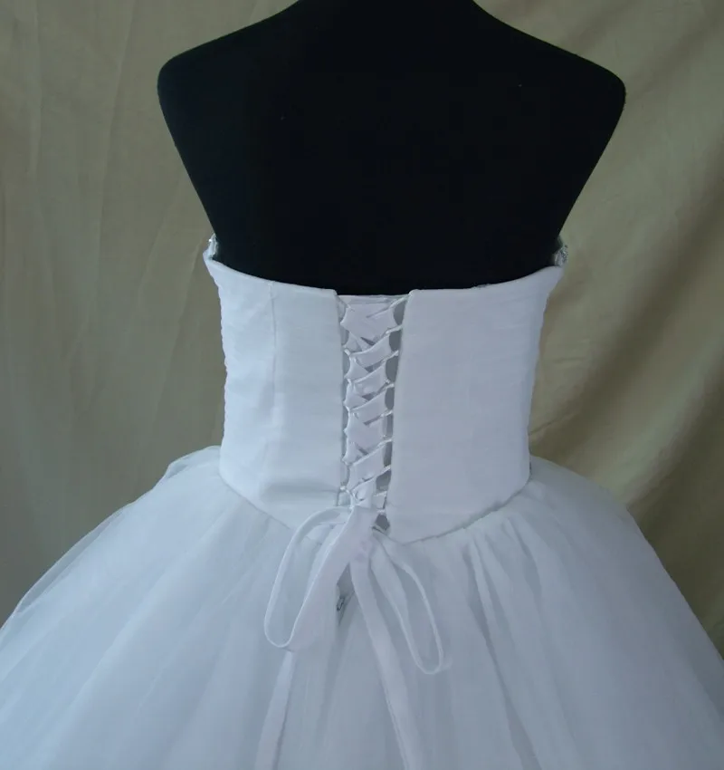 FA94 2023 Luxury Crystal Tulle Ball Gown Wedding Dresses Sparkly Rhinestones Pleated Princess Vestido De Noiva