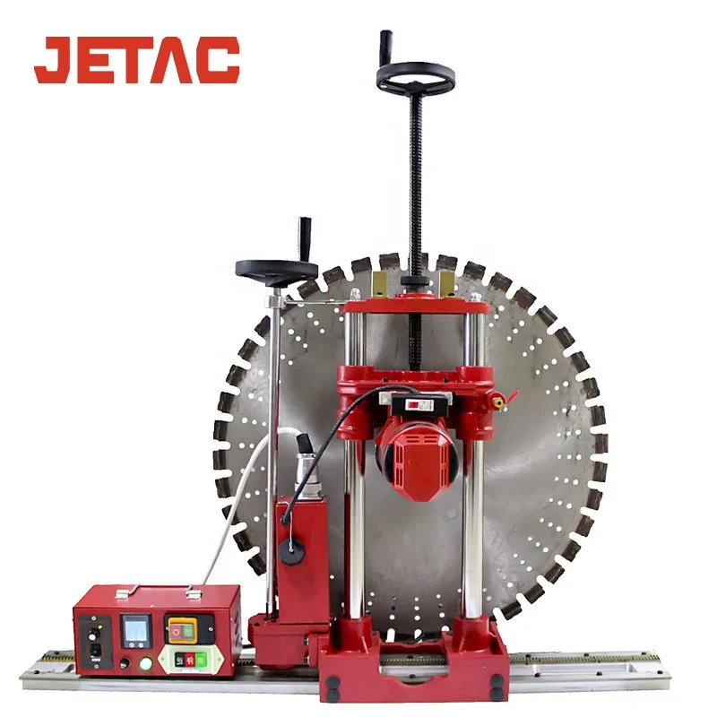 Professional Efficiency Portable Handheld Semi Automatic Track Cutter Circular Saw Electric Brick Wall Concrete Cutting Machine
