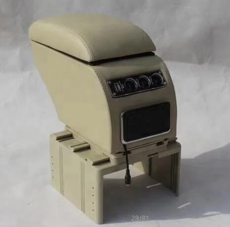 Universal Luxury Armrest Center Console 7 USB Inside Adjustable for Japan,Germany,USA,China car
