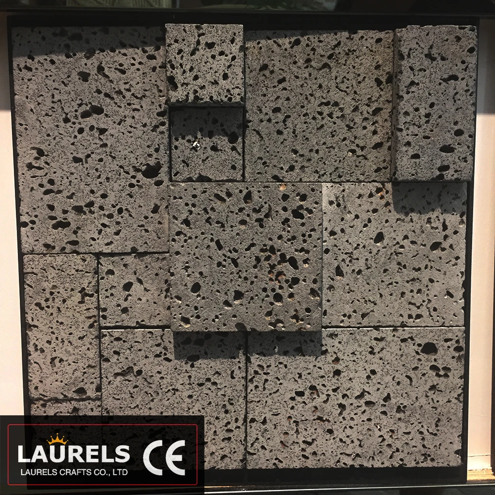 
Foshan Supplier Basalt Stone Mosaic mosaico de Basalto 