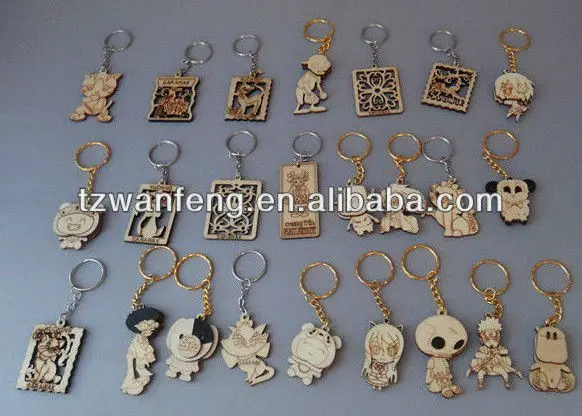 Custom Wooden Laser Engraving Keychain/Keyring/Keyholder