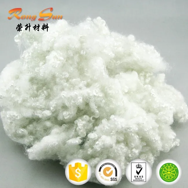 Recycled polyester staple fiber 7D/15D for filling pillows cushions soft toys