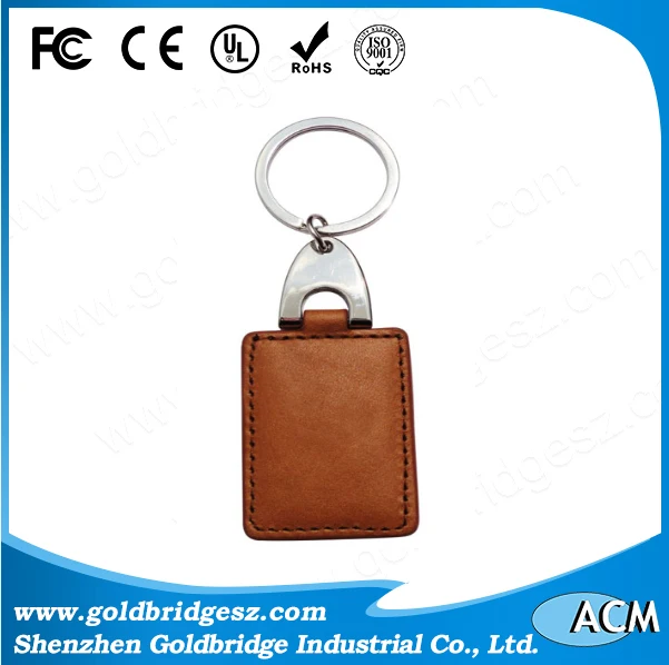 China Factory Promotion Leather Keychain With Custom Shape Rfid Key Tag