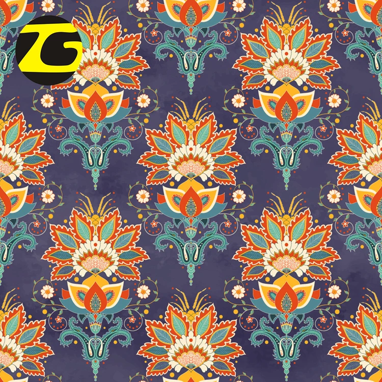 Chinese textile wholesale 12mm digital printed watered silk fabric for party dress