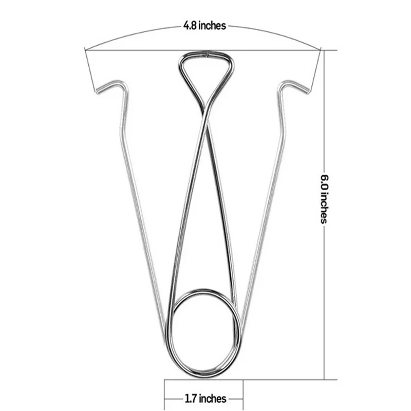 Stainless Steel Water Bottle Hanger fishing accessories Fish Mouth Spreader