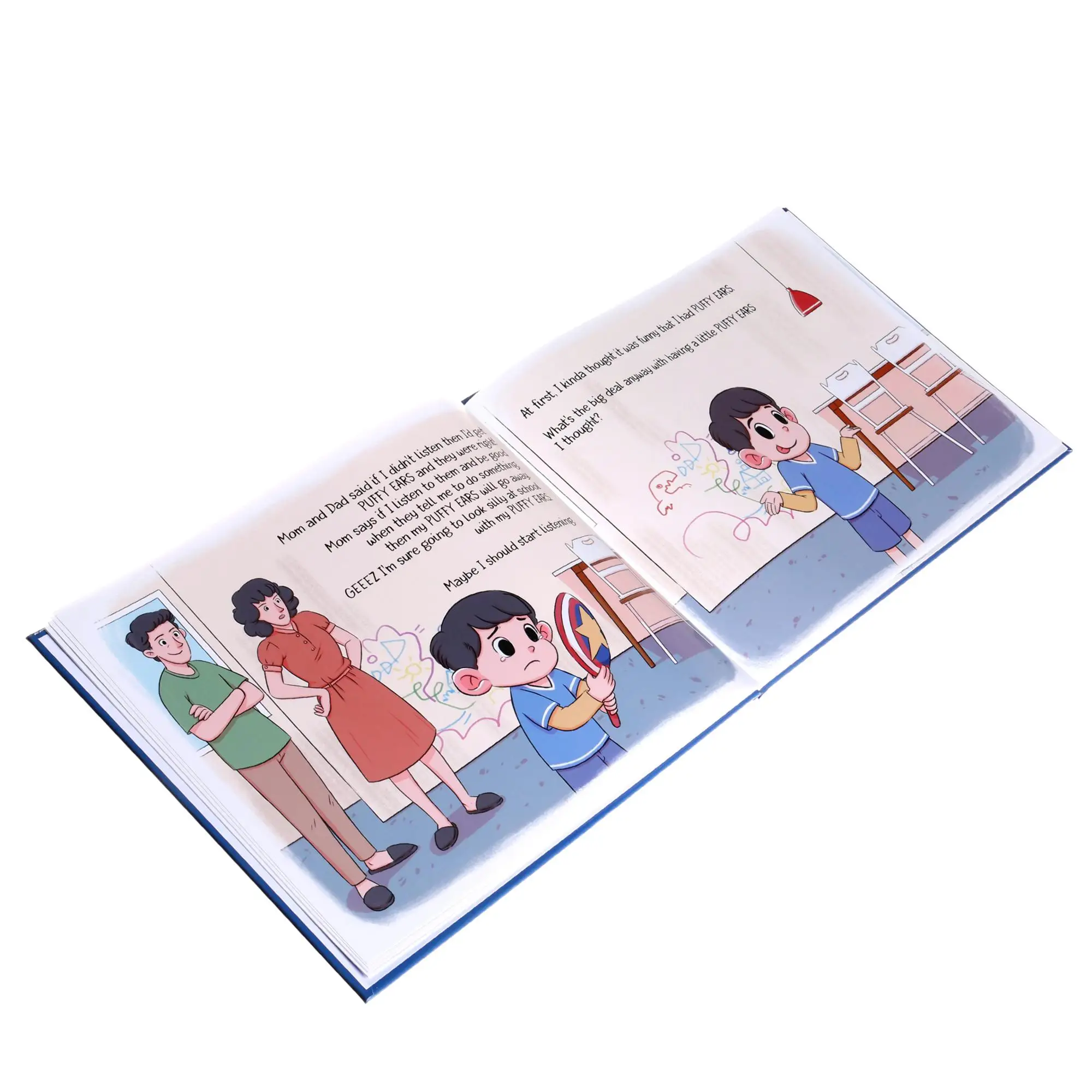 A5 детская книга новый дизайн пользовательский жесткий чехол детская книга печать