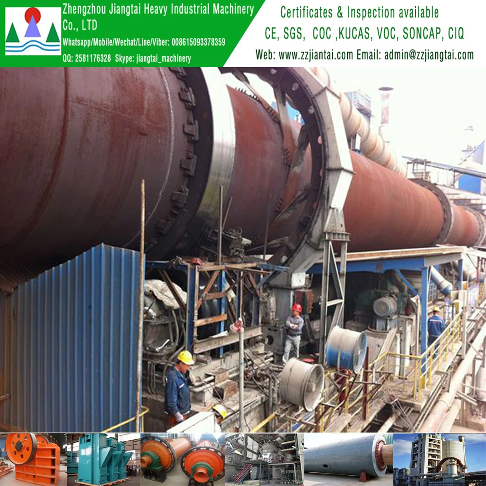 Rotary Oven Kiln For industrial quicklime production processing plant by Calcining Limestone Calcium Carbonate from China