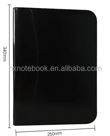 Индивидуальный многофункциональный портфель A4 из искусственной кожи на молнии с калькулятором