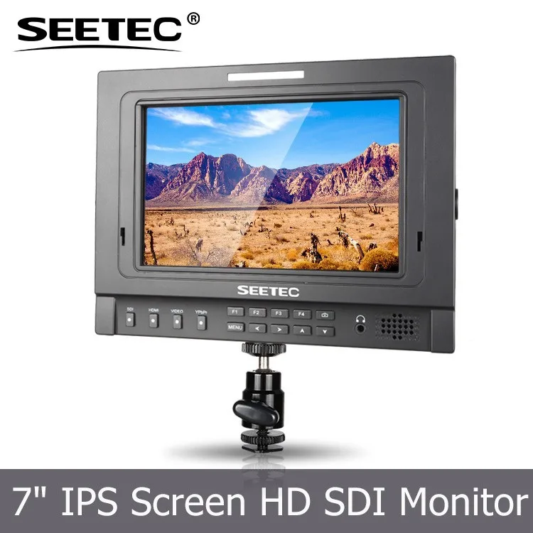 7 дюймов 1080 P HD трансляции монитор IPS ультра-высокого разрешения 1280 x 800 широкий угол обзора flycam 6000