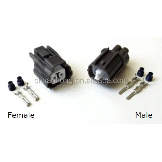 2 Pin way early model for  OBD1 Honda Vtec Solenoid connectors male and female housing