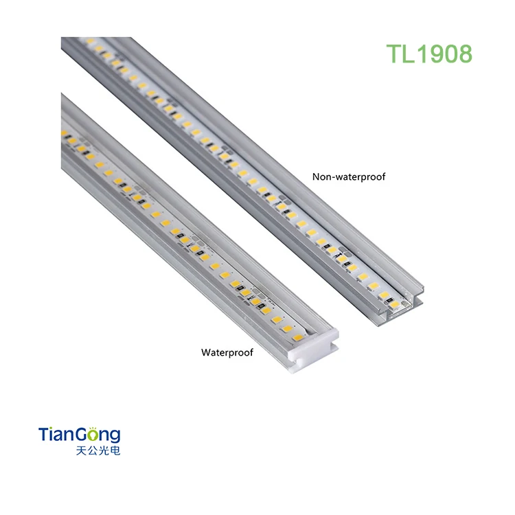 LED strip rail lighting aluminum alloy track cover channel profile LED strip light linear light