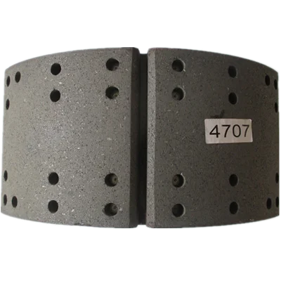 Supplier High Performance Brake Pad Lining 4707/4709 Car Brake Shoes