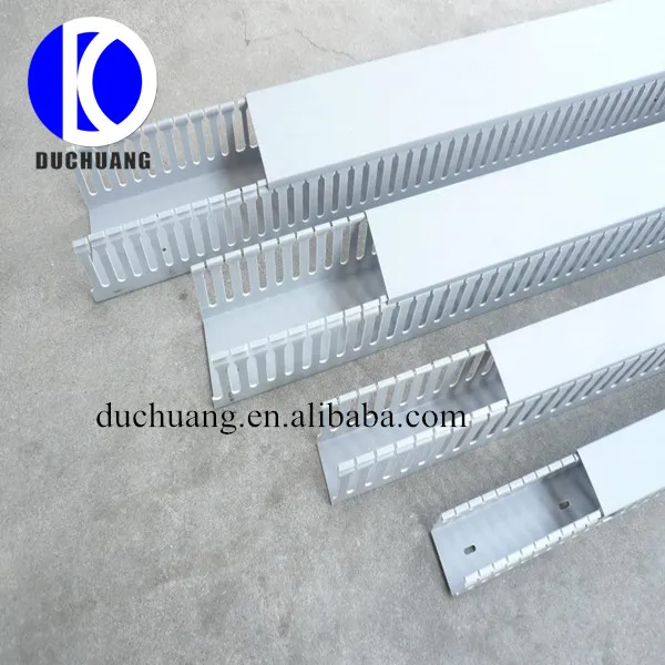 PVC Open Slot Wiring Cable Ducts