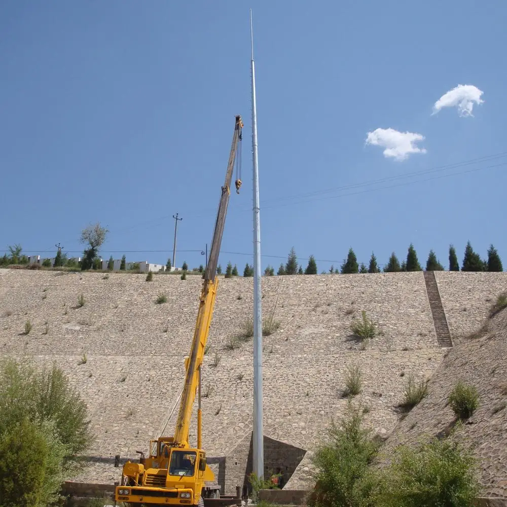 GH-23 оснащено молниезащитой каната стальной башни