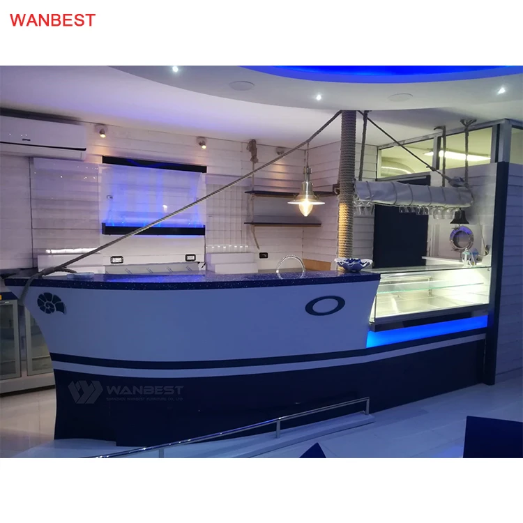 Отзывы от итальянского клиента, высокая репутация, Высококачественная барная стойка с твердой поверхностью